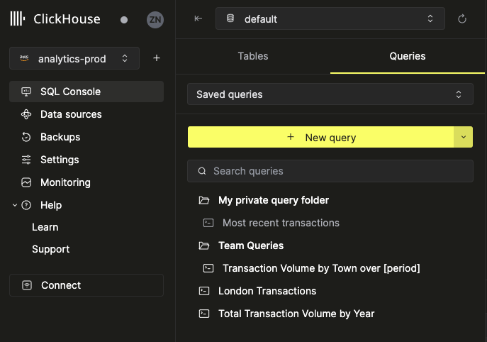 Access queries